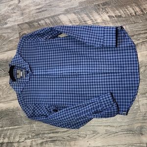 Black & Brown Button Dress Shirt